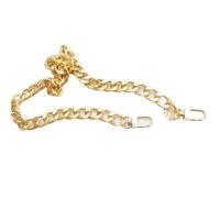 Cadenas Para Bolsos Correa for bolso de 30/60/100cm espesor, cadena plana aluminio for, manijas Metal repuesto for, cinturón(Gold,100cm)