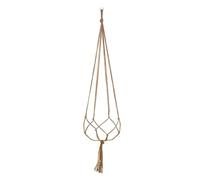 Cadenas para Cestas Colgantes 5 pcs Braided Rope Hanging Basket Flower Pot Straw Macrame Net Hanger Garden Holder Craft Plant Balcony Decor Accessories(Color 4)