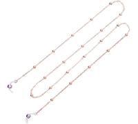 Cadenas para gafas, retenedor de gafas, soporte para correa de gafas, collar con cuentas, cadena de vidrio de lectura, material hipoalergénico, artesanía hecha a mano, detalles exquisitos para mujer
