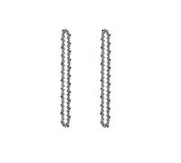 Cadenas para motosierras, Juego de cadena y barra guía motosierra 2 piezas for minisierra eléctrica 4, 6 8 pulgadas con paso 1/4 pulgada(4 Inch Chains 2pcs)