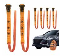 Cadenas para neumáticos de coche, antideslizantes, cadenas de neumáticos de seguridad antideslizantes, accesorios de coche, cadenas de neumáticos resistentes al desgaste para nieve, carreteras heladas