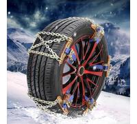 Cadenas para neumáticos de coche para nieve, cadenas para neumáticos de invierno para coche | Cadenas de ruedas de acero para cortacésped - Las cadenas antideslizantes de acero para de auto