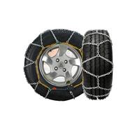 Cadenas para neumáticos de nieve, paquete de 2 cadenas antideslizantes ajustables para automóviles, SUV, camionetas 275/40 R18