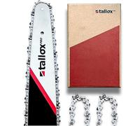 Cadenas profesionales Tallox para espadas y sierras de 3 3/8 pulgadas, 1,3 mm, 1,3 mm, 52 TG, espada de 35 cm, compatibles con Bosch Dolmar Hitachi Echo Echo Einhell Husqvarna y otras