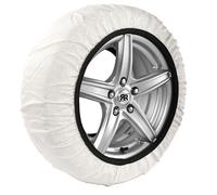 ISSE Super T-70 | Cadenas Coche Nieve Textil Homologadas - Cadenas para Autos de Uso Diario en Nieve y Hielo - Kit de 2 Cadenas Coche Nieve Universales + Guantes
