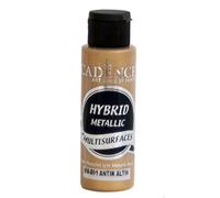 Cadence Pintura Acrílica Multisuperficie Hybrid Metálica Oro Viejo Ref. H801