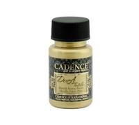 Cadence Pintura textil Fashion Color (Metálico) Oro Blanco 50 ml