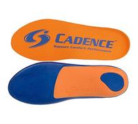 Cadence Plantillas ortopédicas para zapatos, talla J 15.5 - 16.5, naranja, (J) hombres 15.5 - 16.5