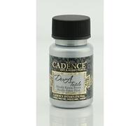 Cadence Silver Dora Textile Metallic - Pintura textil para tela, 50 ml
