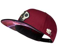 Cadency® Gorra con diseño de la gata de Schrödinger, unisex, color burdeos, talla ajustable, borgoña, Talla única