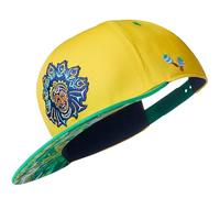 Cadency® Gorra con diseño del carnaval de Río, unisex, talla ajustable, amarillo, Talla única