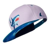 Cadency® Gorras Snapback para hombre y mujer, tiburón, color morado, rosa, unisex, talla ajustable, Morado Pastel, Talla única