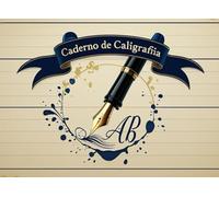 Caderno de Caligrafia: Letra Cursiva - A à Z