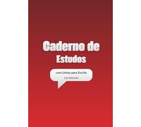 Caderno de Estudos: com Linhas para Escrita