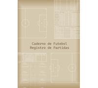 Caderno de futebol Relatório do jogo Tamanho A4 (Grande)