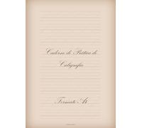 Caderno de Prática de Caligrafia - Formato A4