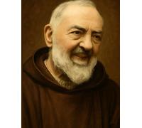 Caderno Escolar Católico capa comum - São Padre Pio: Com frases inspiradoras de São Padre Pio em cada página