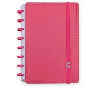 Caderno Inteligente, A5, todo rosa, 155 x 220 mm, 80 hojas