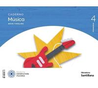 CADERNO MUSICA NOVO TIROLIRO 4 PRIMARIA CONSTRUINDO MUNDOS (CONSTRUYENDO MUNDOS)