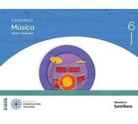 CADERNO MUSICA NOVO TIROLIRO 6 PRIMARIA CONSTRUINDO MUNDOS (CONSTRUYENDO MUNDOS)