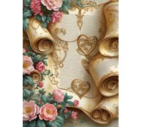 Caderno: Pergaminho Decorado