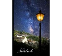 Cadgwith Night Sky Notebook: Lined Journal with 110 Pages | Cornwall Coastal Village Under the Stars | 6" x 9"