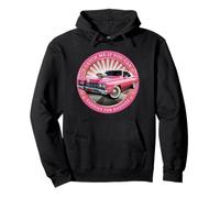 Cadillac Rosa de la Vieja Escuela - Atrápame si Puedes - Vintage Sudadera con Capucha