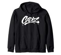 Cádiz Graffiti Ciudad Arte Callejero Handstyle España Souvenir Sudadera con Capucha