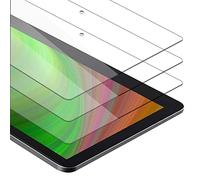 Cadorabo 3X Lámina Protectora Compatible con Lenovo Tab M10 (TB-X505F) NO para HD, FHD, FHD Plus, Plus, HD2 en Transparencia - Vidrio Protector de Pantalla Templado (Tempered) en 9H con táctil 3D