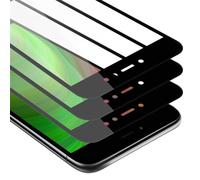 Cadorabo 3x Vidrio templado cobertura completa compatible con Xiaomi RedMi NOTE 5A PRIME en TRANSPARENTE con NEGRO - Paquete de 3 Vidrio protector de pantalla en dureza 9H con compatibilidad touch 3D