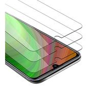 Cadorabo 3X Vidrio Templado Compatible con Huawei P Smart 2020 en Transparencia ELEVADA - Paquete de 3 Vidrio Protector de Pantalla (Tempered) en dureza 9H con compatibilidad Touch 3D