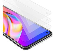 Cadorabo 3x Vidrio templado compatible con Oppo A94 5G en TRANSPARENCIA ELEVADA - Paquete de 3 Vidrio protector de pantalla (Tempered) en dureza 9H con compatibilidad touch 3D