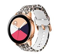 Cadorabo Brazalete de silicona 22mm compatible con Samsung Galaxy Gear S3 / Gear 2 en diseño de impresión LEOPARDO - Correa de repuesto para Huawei Watch GT para Watch 2 Pro etc.