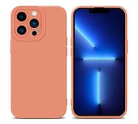 Cadorabo Estuche Compatible con Apple iPhone 12 Pro MAX en Fluid Naranja Claro - Funda Protectora Fabricada en Silicona TPU Flexible