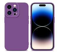 Cadorabo Estuche Compatible con Apple iPhone 14 Pro en Fluid PÚRPURA Mate - Funda Protectora Fabricada en Silicona TPU Flexible