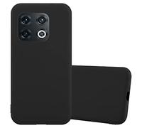Cadorabo Estuche Compatible con OnePlus 10 Pro 5G en Candy Negro - Funda Protectora Fabricada en Silicona TPU Flexible