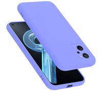 Cadorabo Estuche Compatible con OPPO A36 / A76 / A96 4G / K10 4G / Realme 9i en Liquid Lila Claro - Funda Protectora Fabricada en Silicona TPU Flexible
