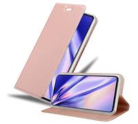 Cadorabo Estuche Compatible con Realme X2 Pro/OPPO Reno Ace en Classy Oro Rosa - Funda Protectora con Cierre magnético, función Stand y Ranura para Tarjetas