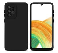 Cadorabo Estuche Compatible con Samsung Galaxy A32 4G en Fluid Negro - Funda Protectora Fabricada en Silicona TPU Flexible