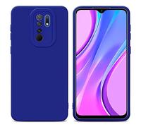 Cadorabo Estuche Compatible con Xiaomi RedMi 9 en Fluid Azul - Funda Protectora Fabricada en Silicona TPU Flexible