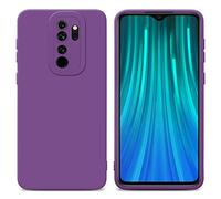Cadorabo Estuche Compatible con Xiaomi RedMi Note 8 Pro en Fluid PÚRPURA Mate - Funda Protectora Fabricada en Silicona TPU Flexible