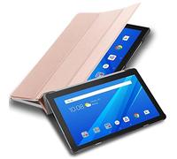 Cadorabo Estuche para Tablet Compatible con Lenovo Tab M10 TB-X505F NO para HD, FHD, FHD Plus, Plus, HD2 en Oro Rosa Pastel - Funda Protectora Ultrafina SIN función Auto Wake UP y Soporte