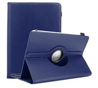 Cadorabo Estuche para Tablet Compatible con Lenovo Tab M10 TB-X505F NO para HD, FHD, FHD Plus, Plus, HD2 en Azul Oscuro - Funda Protectora de 360° Función de Soporte Banda elástica