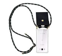 Cadorabo Funda con Cuerda para Samsung Galaxy J7 2016 en Camouflage - Cubierta Protección Collar para Colgar di TPU Silicona Transparente con Anillos OROS, Cordon y Estuche Removible