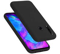 Cadorabo Funda de Silicona Compatible con Honor 10i / 20i / 20 Lite/Huawei Enjoy 9S, Funda Protectora de Cuerpo Completo para 10i / 20i / 20 Lite - Resistente a arañazos fundade TPU - Liquid Negro