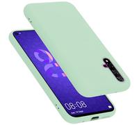 Cadorabo Funda de Silicona Compatible con Honor 20 / 20S / Huawei Nova 5T, Funda Protectora de Cuerpo Completo para 20 / 20S / Huawei Nova 5T- Resistente a arañazos fundade TPU - Liquid Verde Claro