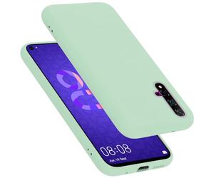 Cadorabo Funda de Silicona Compatible con Honor 20 / 20S / Huawei Nova 5T, Funda Protectora de Cuerpo Completo para 20 / 20S / Huawei Nova 5T- Resistente a arañazos fundade TPU - Liquid Verde Claro