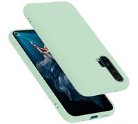 Cadorabo Funda de Silicona Compatible con Honor 20 Pro, Funda Protectora de Cuerpo Completo para 20 Pro- Resistente a arañazos y Golpes Fina Funda de TPU - Liquid Verde Claro