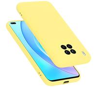 Cadorabo Funda de Silicona Compatible con Honor 50 Lite, Funda Protectora de Cuerpo Completo para 50 Lite- Resistente a arañazos y Golpes Fina Funda de TPU - Liquid Amarillo