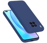 Cadorabo Funda de Silicona Compatible con Honor 50 Lite, Funda Protectora de Cuerpo Completo para 50 Lite- Resistente a arañazos y Golpes Fina Funda de TPU - Liquid Azul
